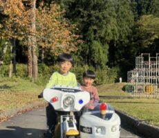 作品No:89　兄弟ではじめての桂公園！<br><br>今回はじめて桂公園に来ました♫<br />
天候もとてもちょうどよく、青空が広がっていて気持ちよかったのも伝えたいです！<br />
ゴーカートや電動車がたくさんあって、車が大好きな兄弟はとっても楽しめました！<br><br>