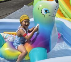 作品No:17　プールあそびさいこう！<br><br>暑い日に大好きな水遊びで撮れた笑顔をパシャリ📸 <br />
忘れられない夏の思い出になりました✨<br><br>