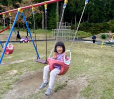 作品No:93　ブランコ最高！<br><br>秋風が気持ちいい中、ブランコ楽しみました！<br><br>