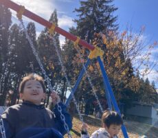 作品No:138 楽しむ兄と必死な弟<br><br>晴天と紅葉と笑顔のセット<br><br>