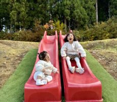 作品No:158 全力で楽しむ姉と見守る妹<br><br><br><br>