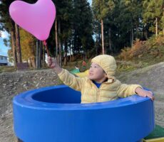 作品No:215 ハートのふうせん飛んでいけー<br><br>風船をもらって嬉しそうにお空を眺めていました。<br />
どんなことを考えてたのかな?<br><br>